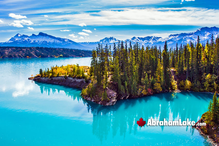 Abraham Lake in Summer